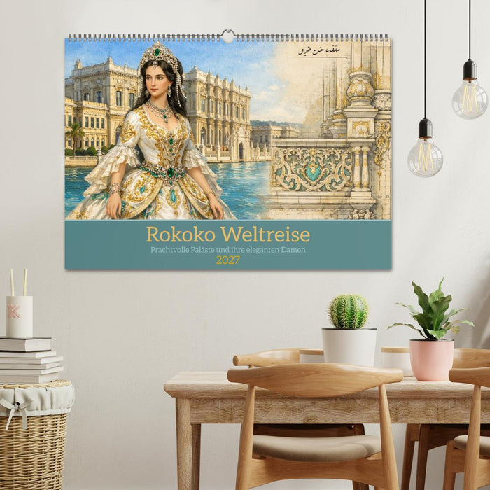 Rokoko Weltreise (CALVENDO Wandkalender 2027)
