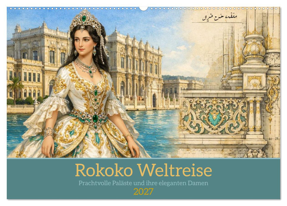 Rokoko Weltreise (CALVENDO Wandkalender 2027)