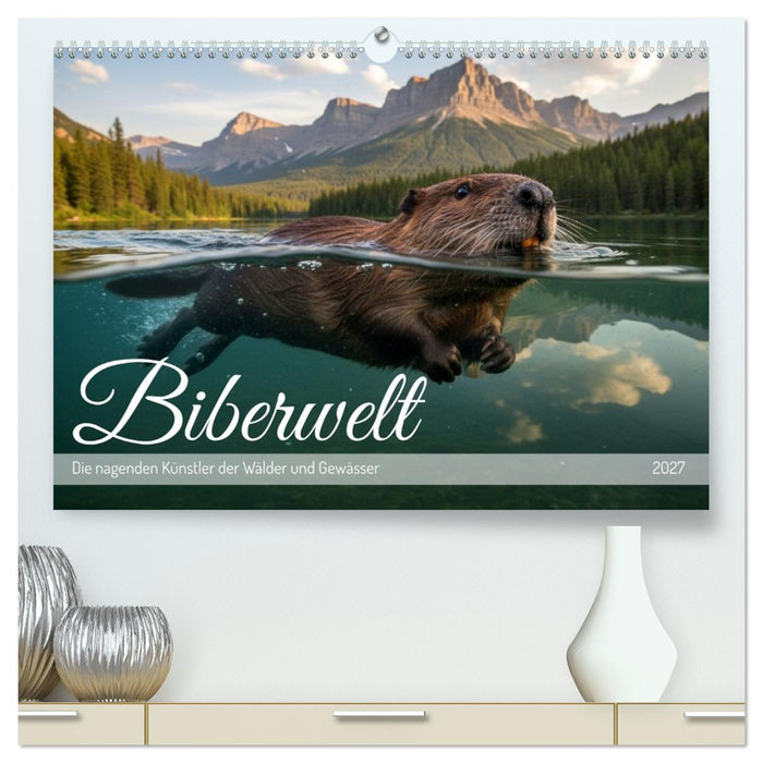 Biberwelt (CALVENDO Premium Wandkalender 2027)
