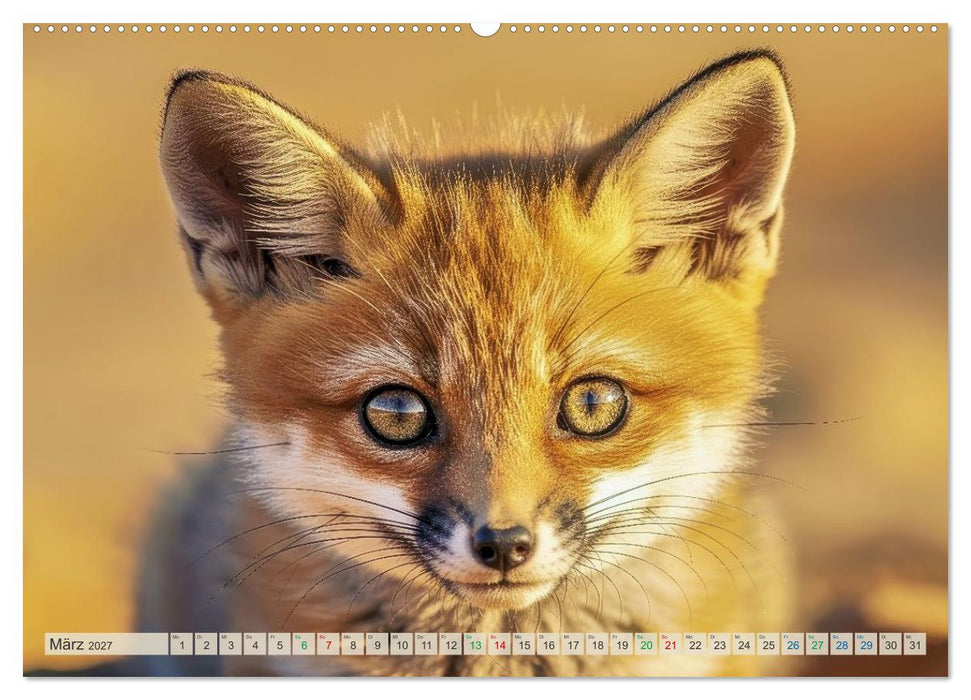 Babys der Wildnis (CALVENDO Premium Wandkalender 2027)