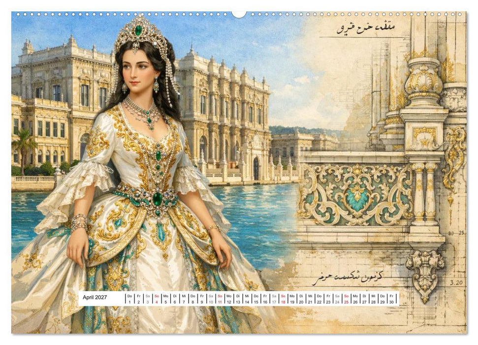 Rokoko Weltreise (CALVENDO Premium Wandkalender 2027)