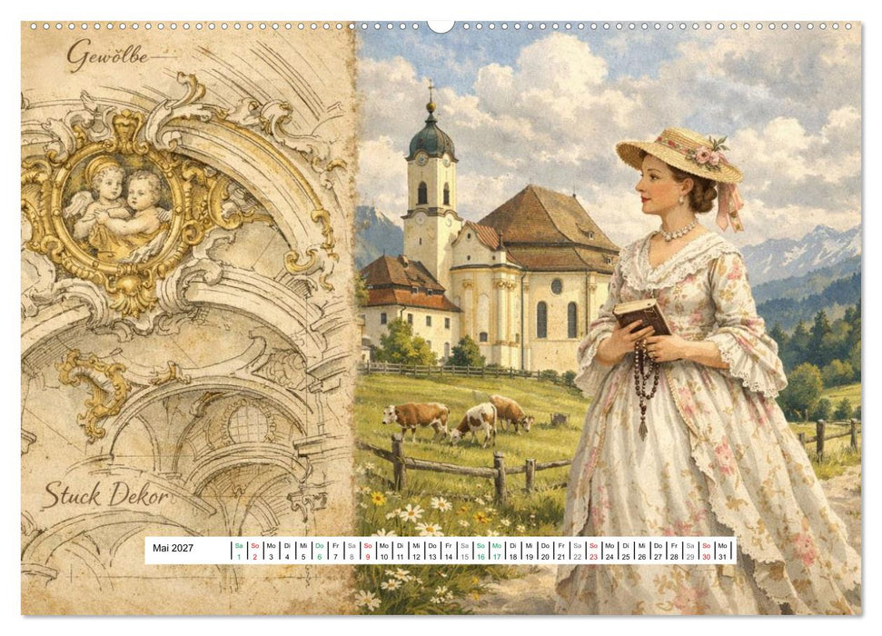 Rokoko Weltreise (CALVENDO Premium Wandkalender 2027)