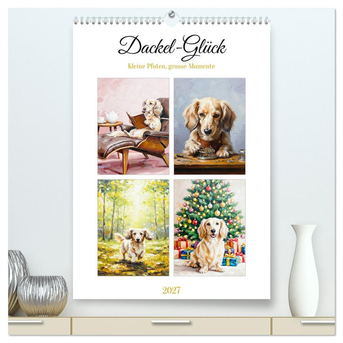 Dackel-Glück (CALVENDO Premium Wandkalender 2027)