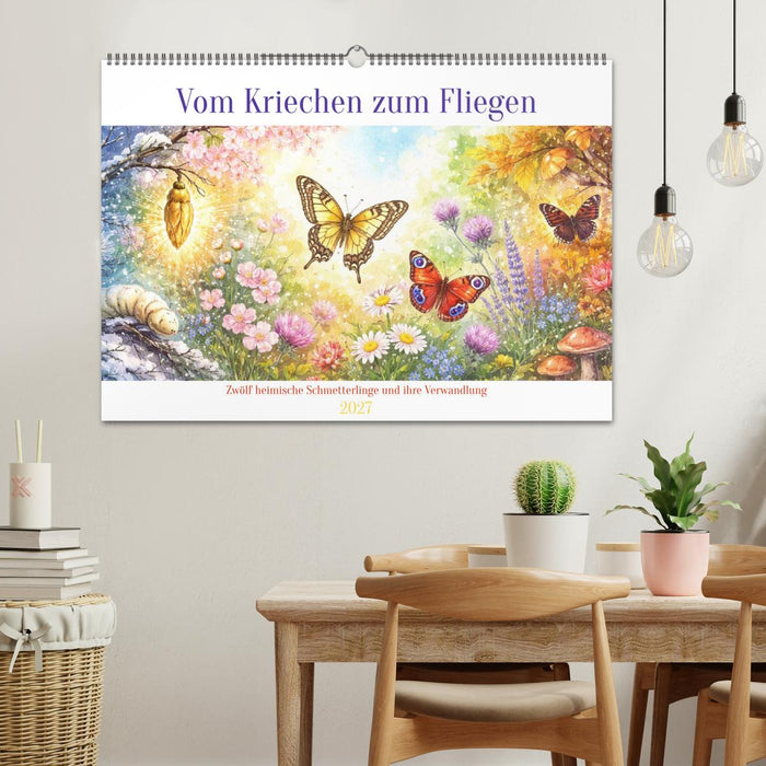 Vom Kriechen zum Fliegen (CALVENDO Wandkalender 2027)