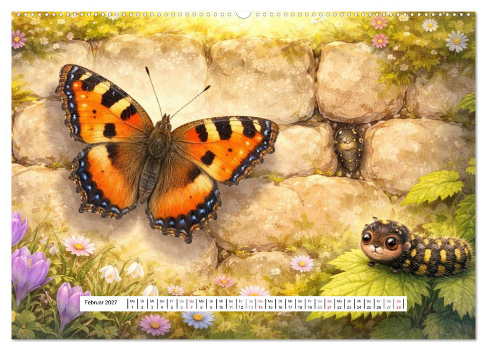 Vom Kriechen zum Fliegen (CALVENDO Wandkalender 2027)