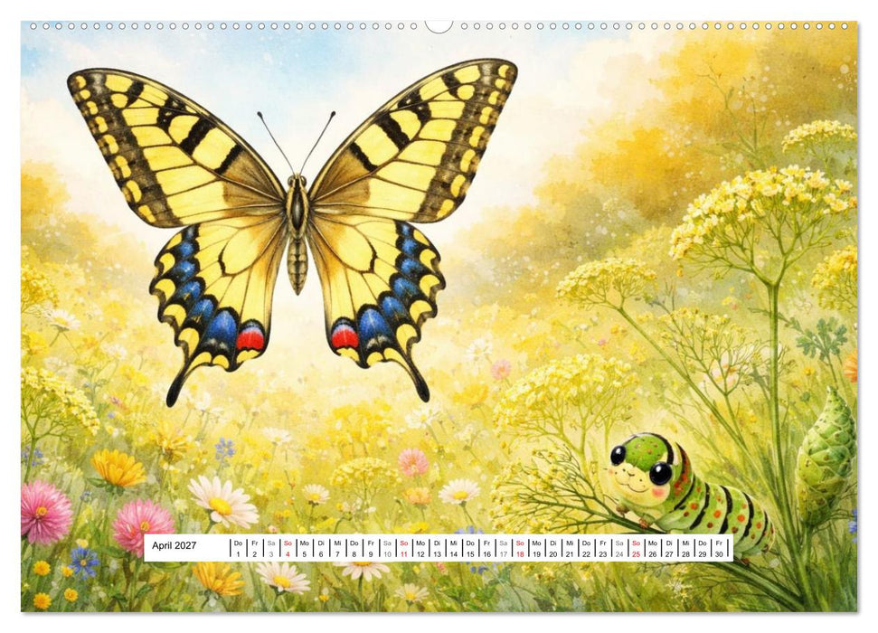 Vom Kriechen zum Fliegen (CALVENDO Wandkalender 2027)