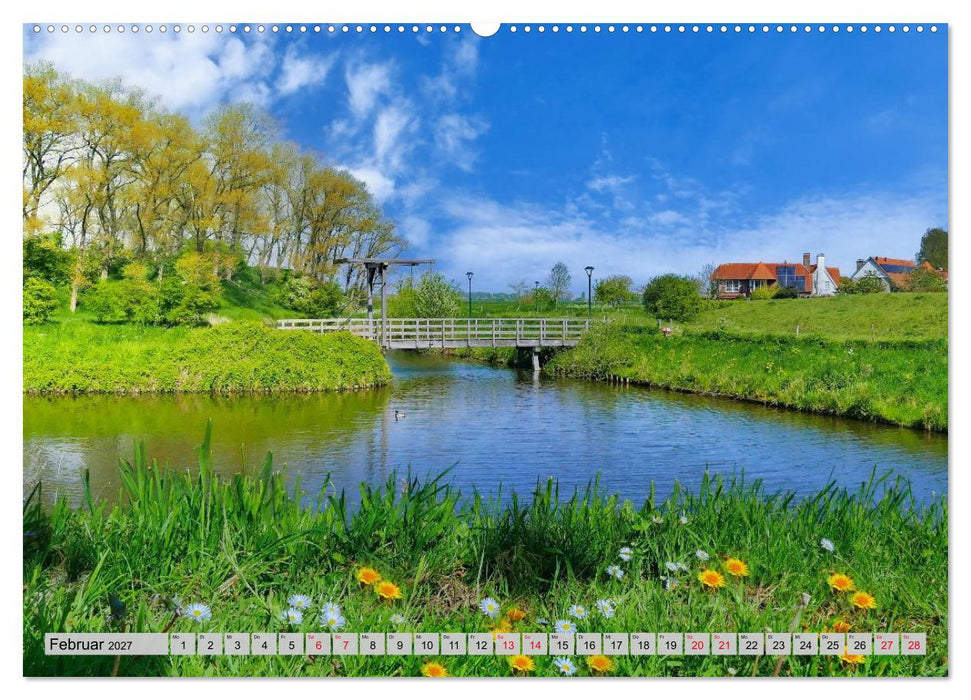 Holland, wo die Seele baden geht (CALVENDO Wandkalender 2027)