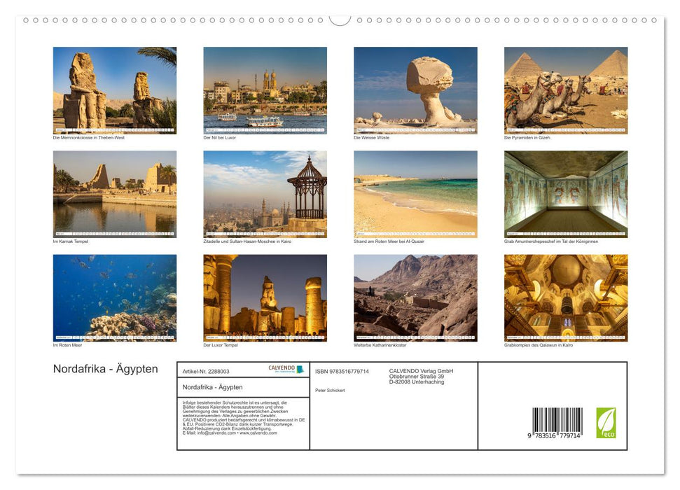 Nordafrika - Ägypten (CALVENDO Premium Wandkalender 2027)