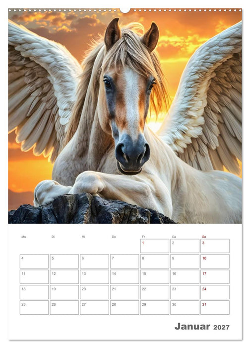 Geschöpfe der griechischen Mythologie - Eine KI-Welt der griechischen Götter, Kreaturen und Abenteurer (CALVENDO Wandkalender 2027)