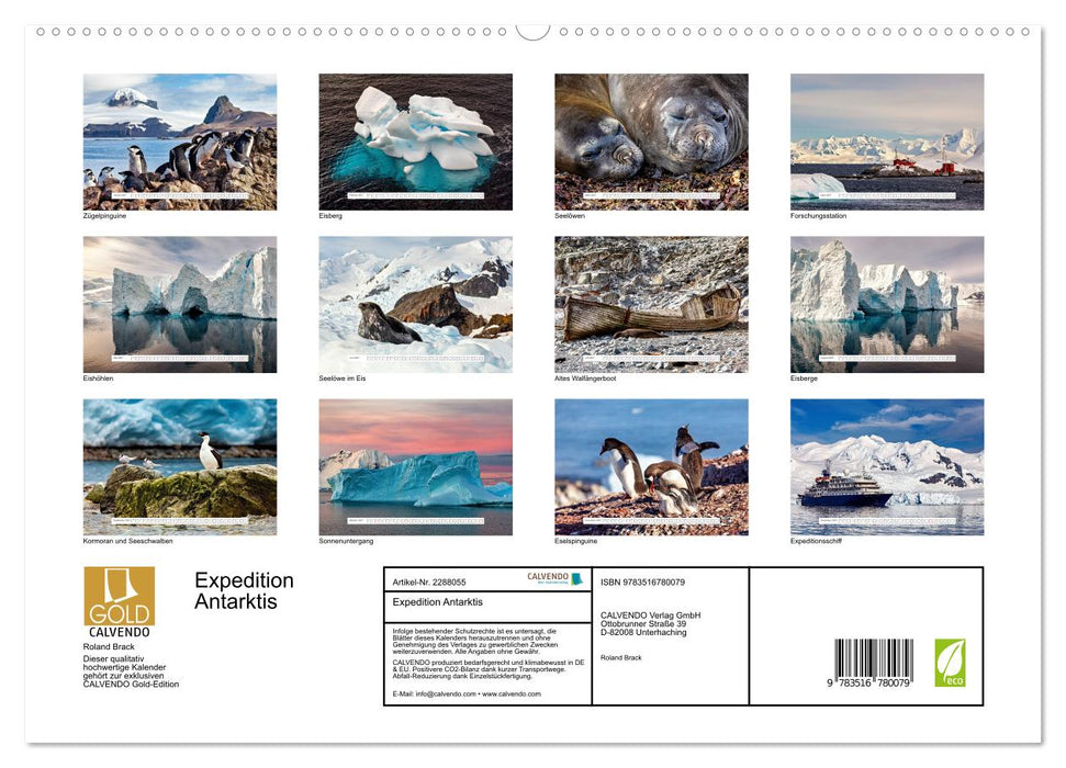 Expedition Antarktis (CALVENDO Premium Wandkalender 2027)