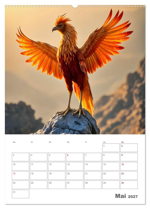 Geschöpfe der griechischen Mythologie - Eine KI-Welt der griechischen Götter, Kreaturen und Abenteurer (CALVENDO Premium Wandkalender 2027)