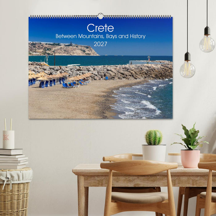 Crete - Between Mountains, Bays and History (CALVENDO Monthly Calendar 2027)