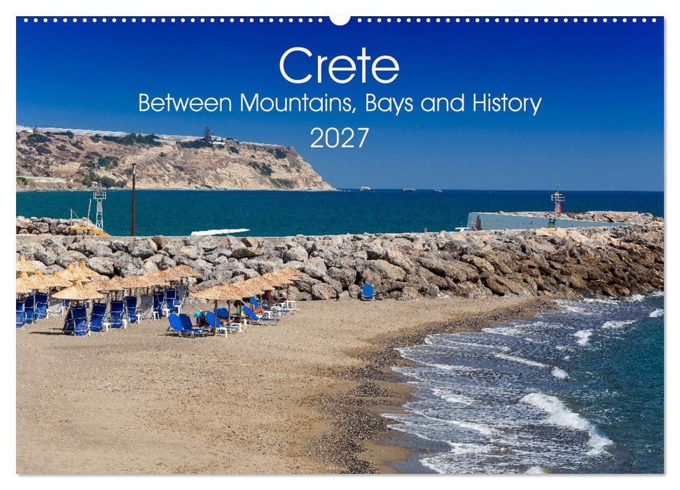 Crete - Between Mountains, Bays and History (CALVENDO Monthly Calendar 2027)