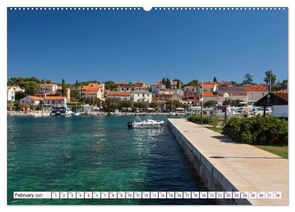 Istria – Coastal Wonders, Historic Cities, and Island Dreams (CALVENDO Monthly Calendar 2027)