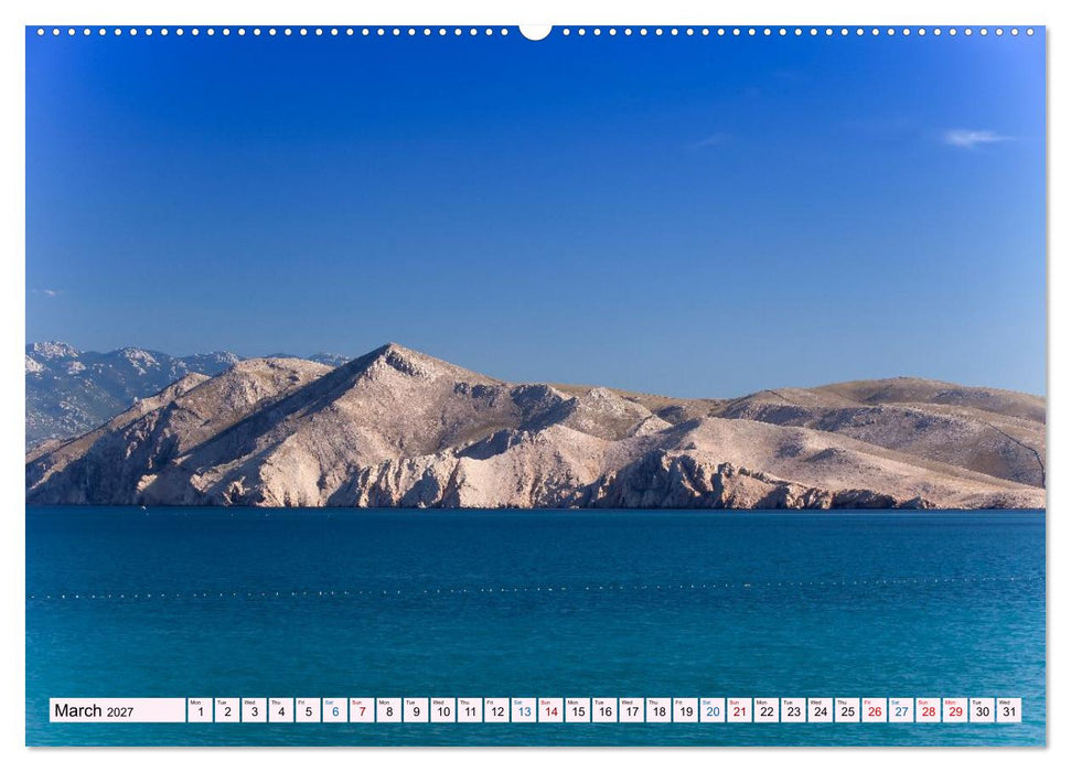 Istria – Coastal Wonders, Historic Cities, and Island Dreams (CALVENDO Monthly Calendar 2027)