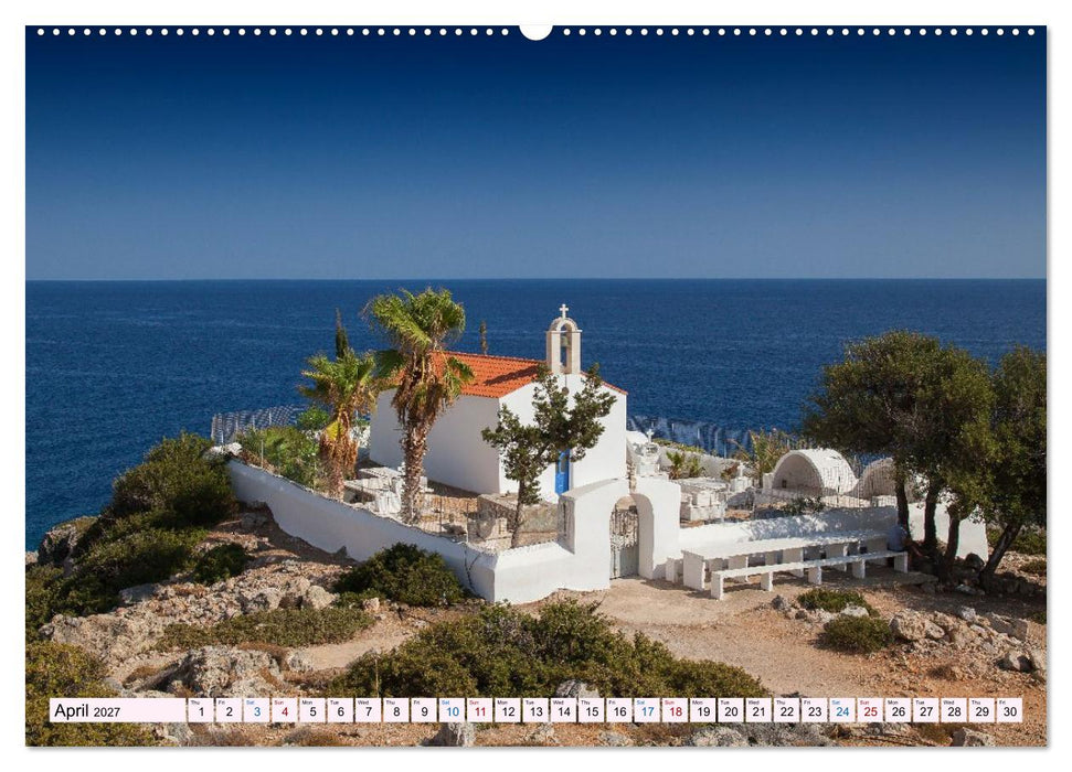 Crete - Between Mountains, Bays and History (CALVENDO Premium-Calendar 2027)