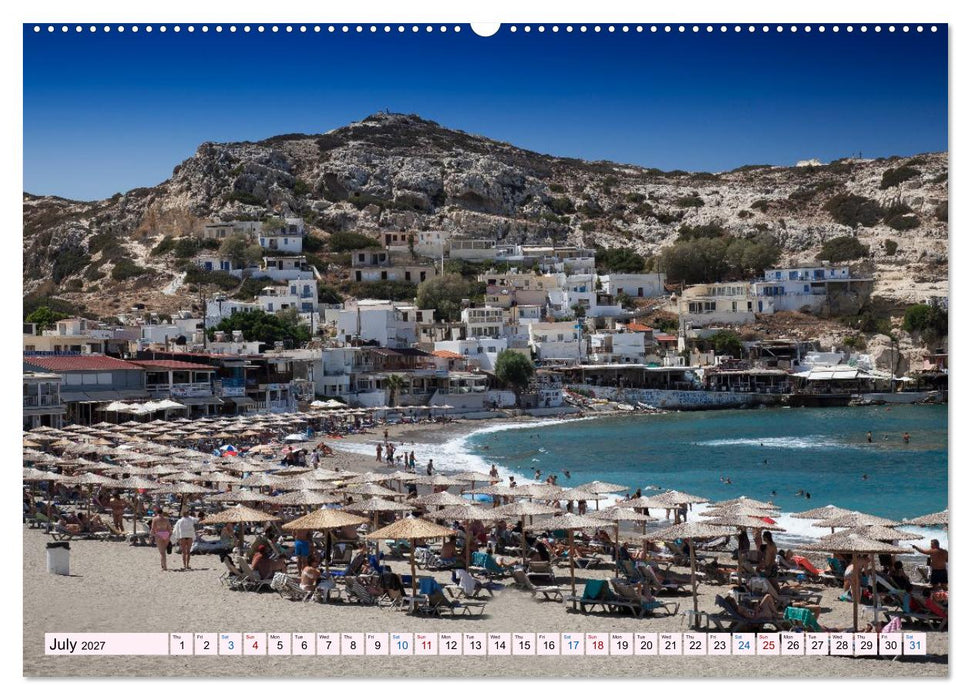 Crete - Between Mountains, Bays and History (CALVENDO Premium-Calendar 2027)