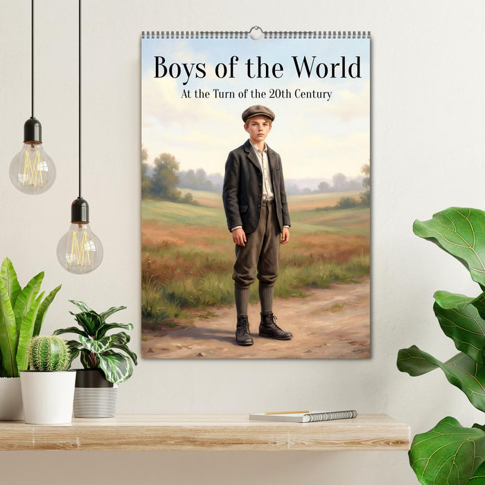 Boys of the World – At the Turn of the 20th Century (CALVENDO Monthly Calendar 2027)