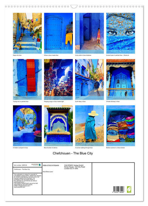 Chefchouen - The Blue City (CALVENDO Monthly Calendar 2027)