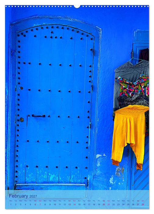 Chefchouen - The Blue City (CALVENDO Monthly Calendar 2027)
