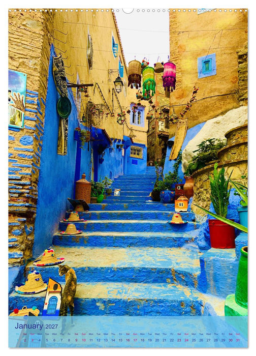 Chefchouen - The Blue City (CALVENDO Premium-Calendar 2027)