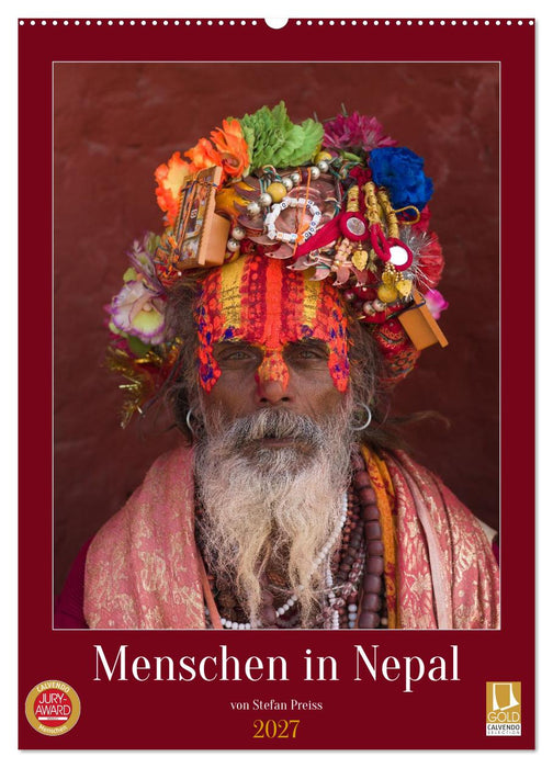 Menschen in Nepal (CALVENDO Wandkalender 2027)