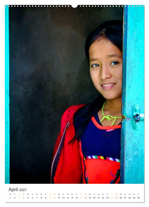 Menschen in Nepal (CALVENDO Wandkalender 2027)