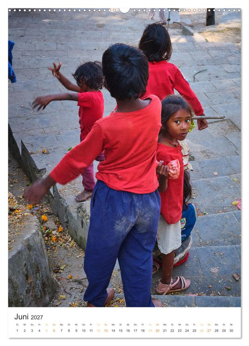 Menschen in Nepal (CALVENDO Wandkalender 2027)