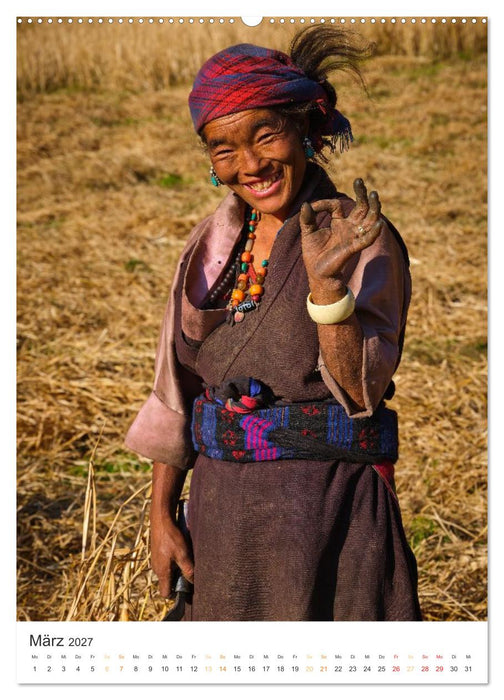 Menschen in Nepal (CALVENDO Premium Wandkalender 2027)