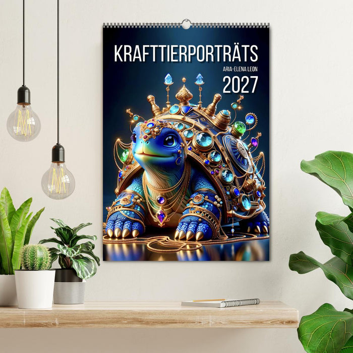 Krafttierporträts (CALVENDO Wandkalender 2027)