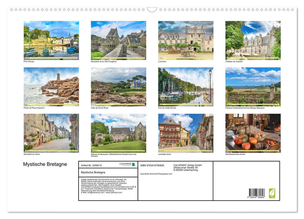 Mystische Bretagne (CALVENDO Wandkalender 2027)