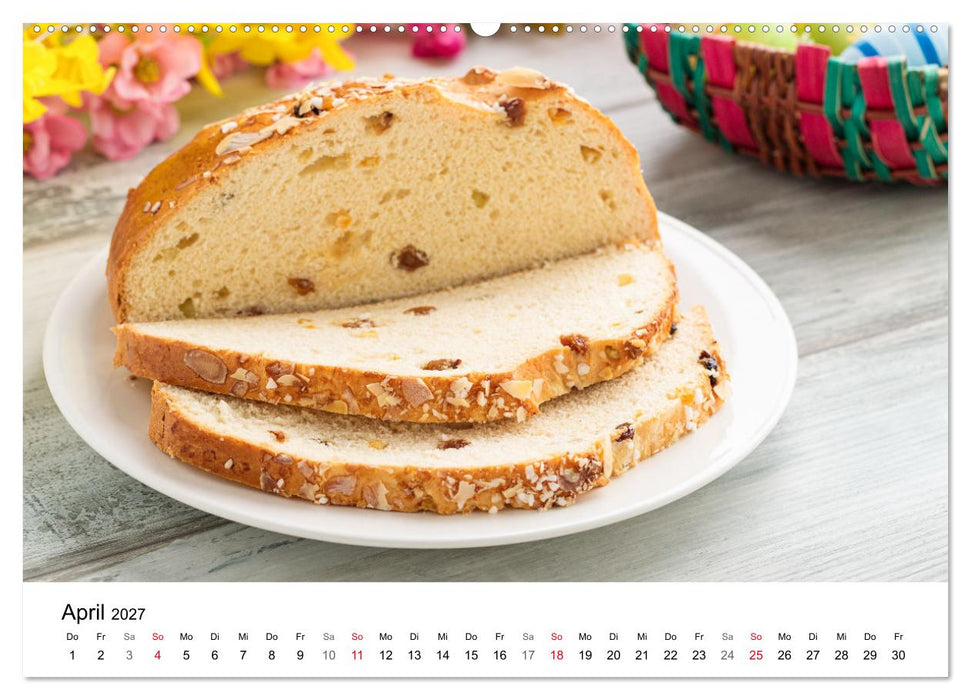 Kuchen, Kekse und Gebäck - süß und lecker durch das Jahr (CALVENDO Premium Wandkalender 2027)