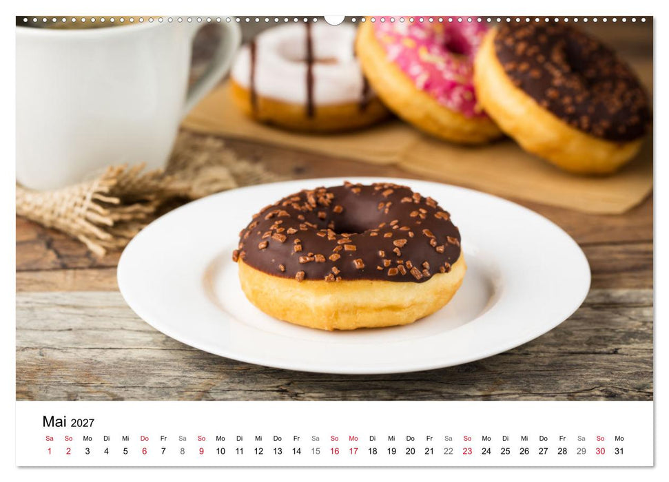 Kuchen, Kekse und Gebäck - süß und lecker durch das Jahr (CALVENDO Wandkalender 2027)