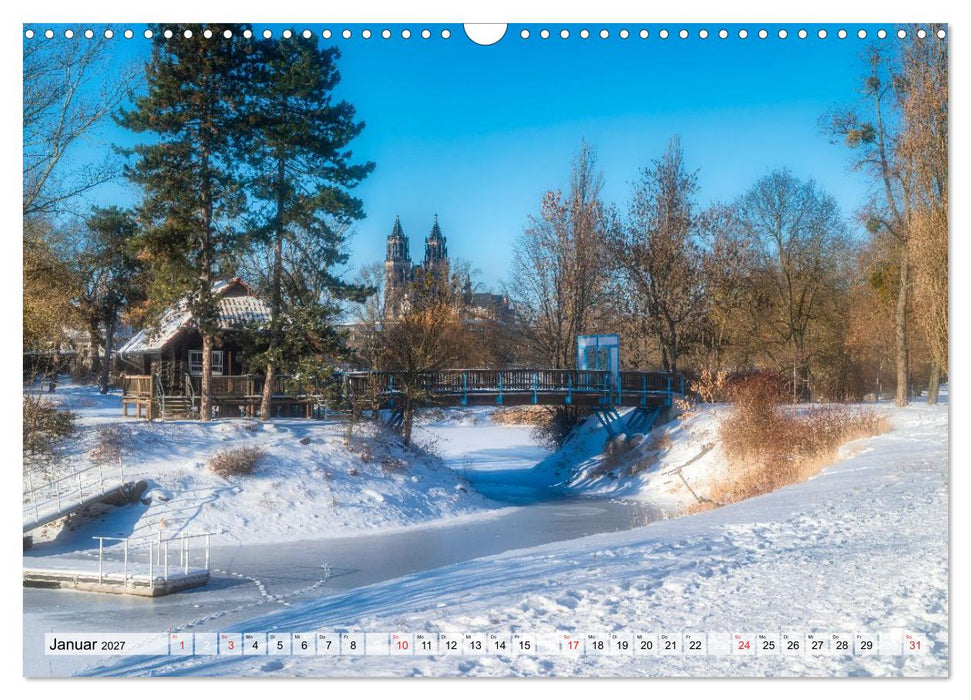 Romantisches Magdeburg (CALVENDO Wandkalender 2027)