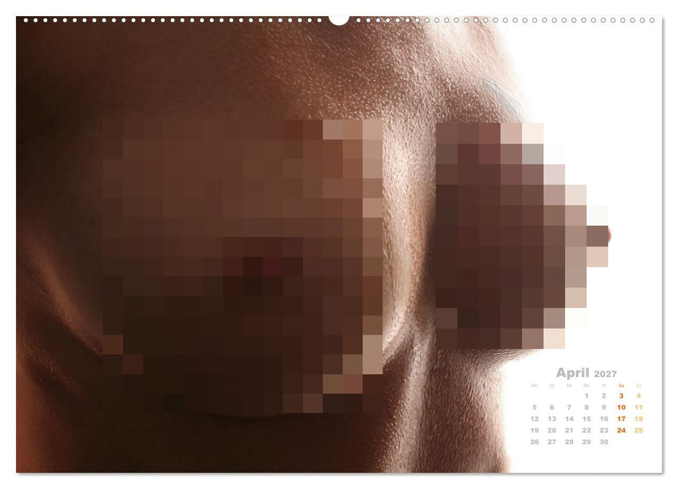 Glanzperlen - Wassertropfen auf nackter Haut (CALVENDO Premium Wandkalender 2027)