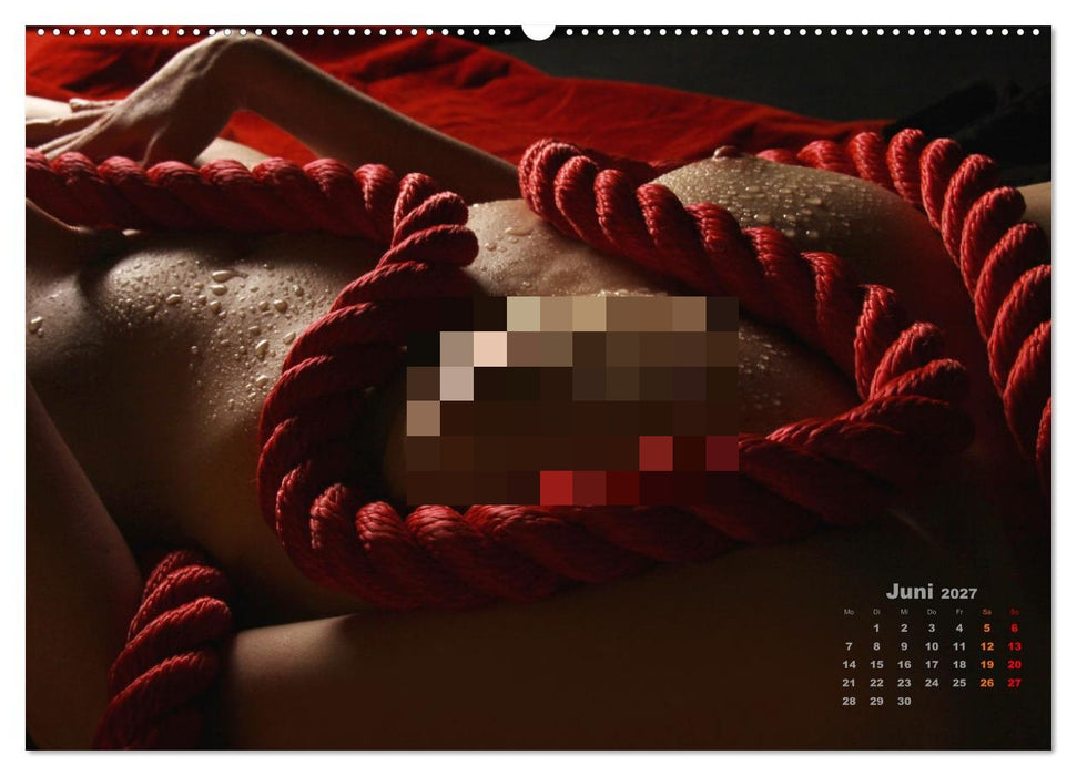 Glanzperlen - Wassertropfen auf nackter Haut (CALVENDO Premium Wandkalender 2027)
