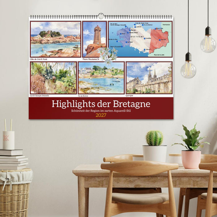 Highlights der Bretagne (CALVENDO Wandkalender 2027)
