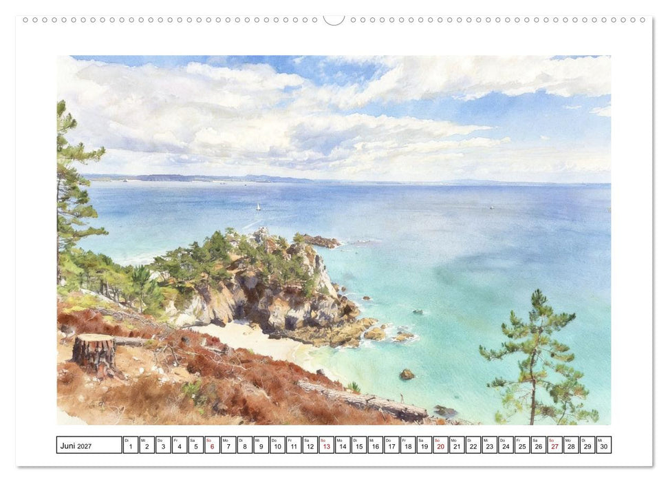 Highlights der Bretagne (CALVENDO Premium Wandkalender 2027)