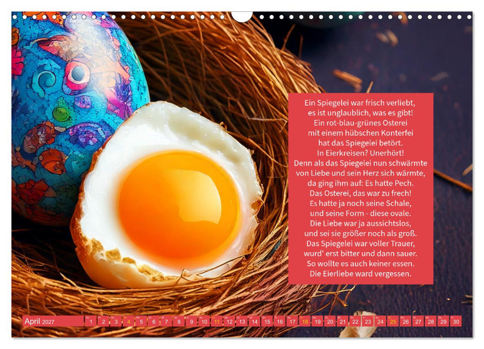 Das verrückte Spiegelei (CALVENDO Wandkalender 2027)