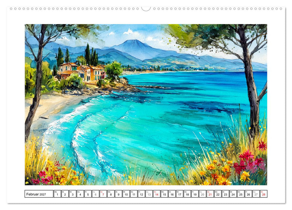 Griechenland. Zwischen Inseln, Antike und Mittelmeer (CALVENDO Wandkalender 2027)