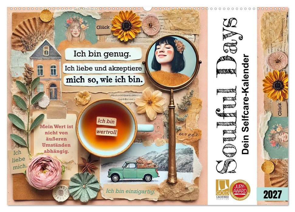 Soulful Days - Dein Selfcare-Kalender (CALVENDO Wandkalender 2027)