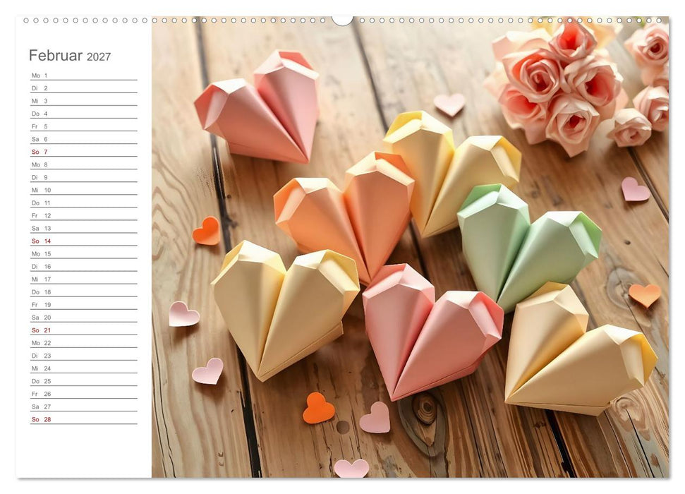 Papierträume - Die kreative Welt der Papierkunst (CALVENDO Premium Wandkalender 2027)