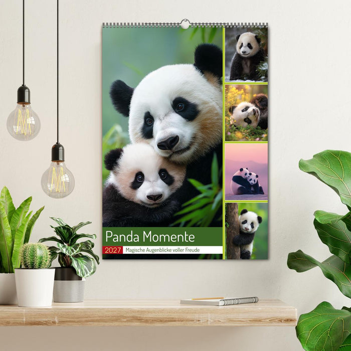 Panda Momente (CALVENDO Wandkalender 2027)
