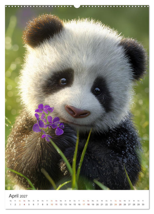 Panda Momente (CALVENDO Wandkalender 2027)