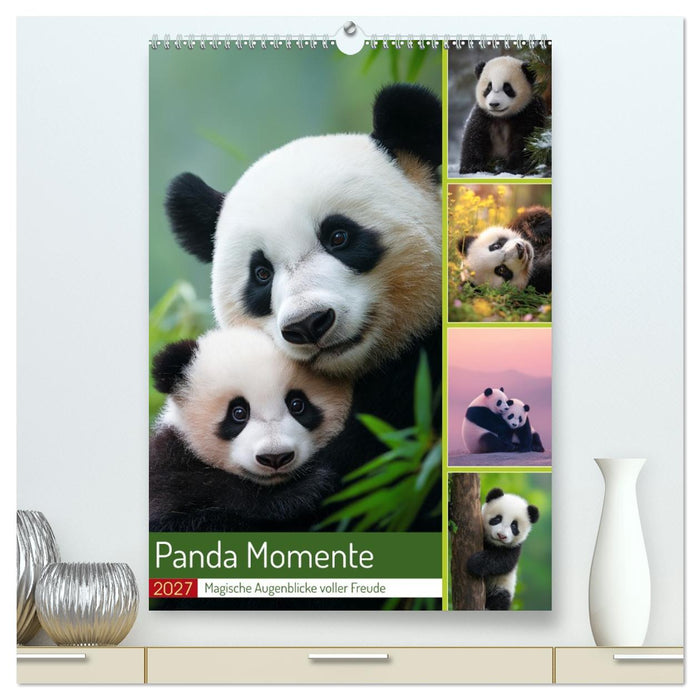 Panda Momente (CALVENDO Premium Wandkalender 2027)