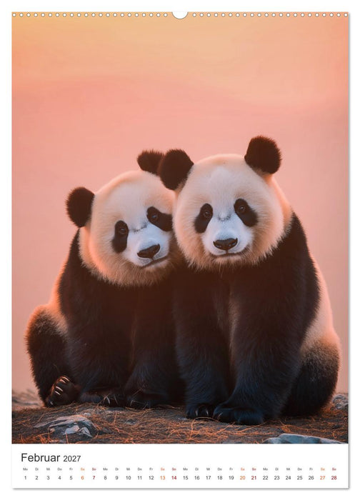 Panda Momente (CALVENDO Premium Wandkalender 2027)