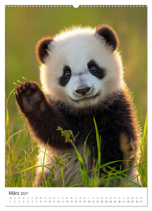 Panda Momente (CALVENDO Premium Wandkalender 2027)