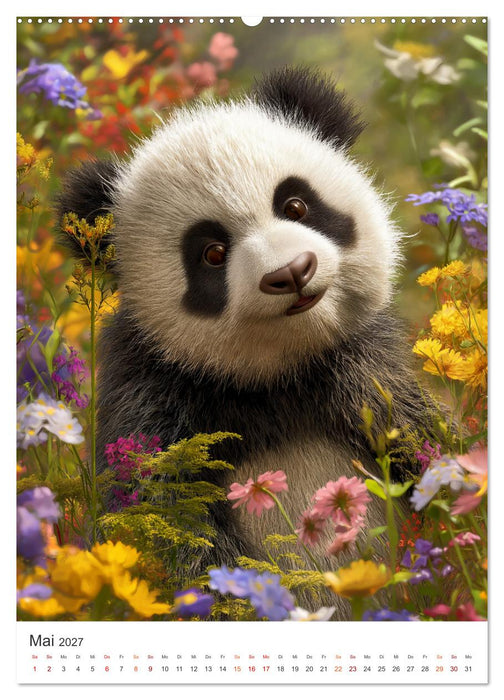 Panda Momente (CALVENDO Premium Wandkalender 2027)