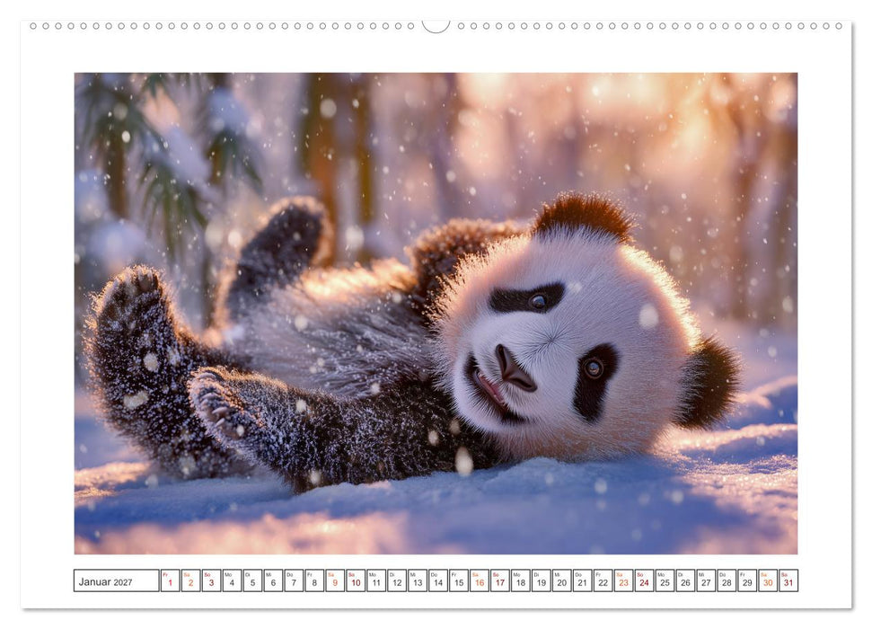 Panda Magie (CALVENDO Premium Wandkalender 2027)