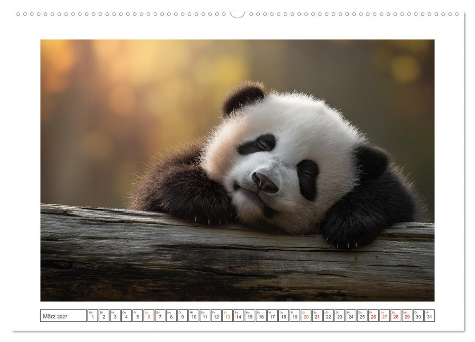 Panda Magie (CALVENDO Premium Wandkalender 2027)
